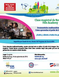 Flyer – Clase Magistral - Santo Domingo